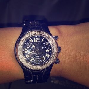 ceramic techno marine watch